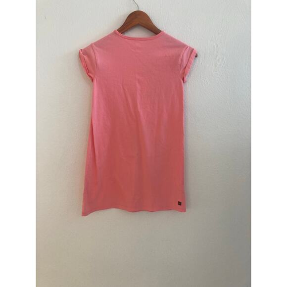 Tea Collection Pink Flower T-Shirt Dress Age 8 - Picture 7 of 11